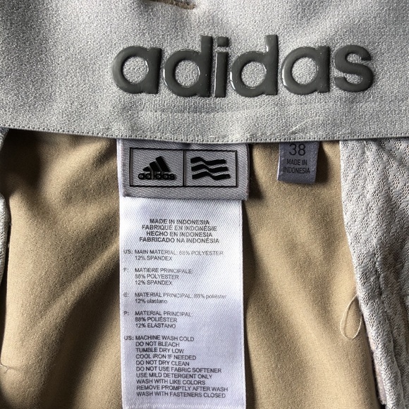 Adidas Men’s Golf Shorts Tan Waist 38 - Picture 5 of 13